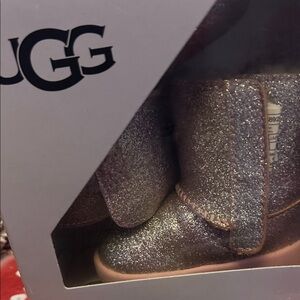 UGG Kids Sparkle Boots - Silver and Pink